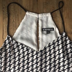 Black & White Flowy Tank/Blouse